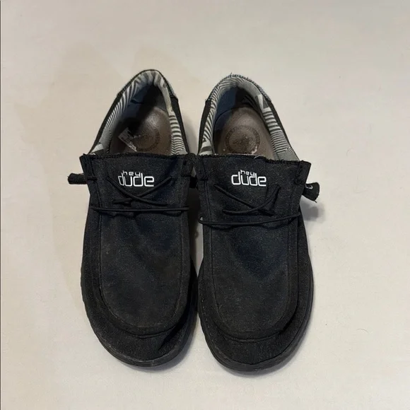 Hey Dude | Shoes | Hey Dude Black And Blue Slipon Loafers  display picture 3